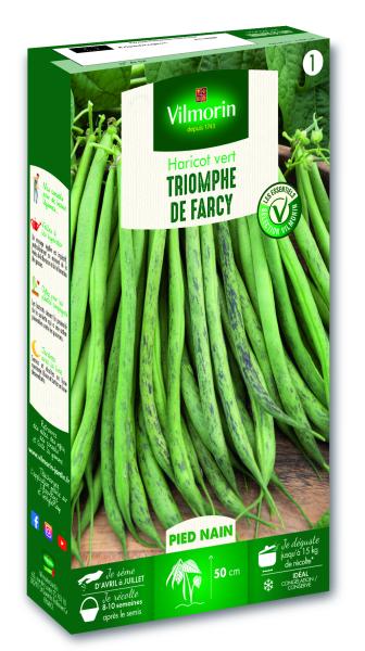 Légumes Secs - Haricot Nain Vert Triomphe de Farcy - PACKAGING_3D_RECTO